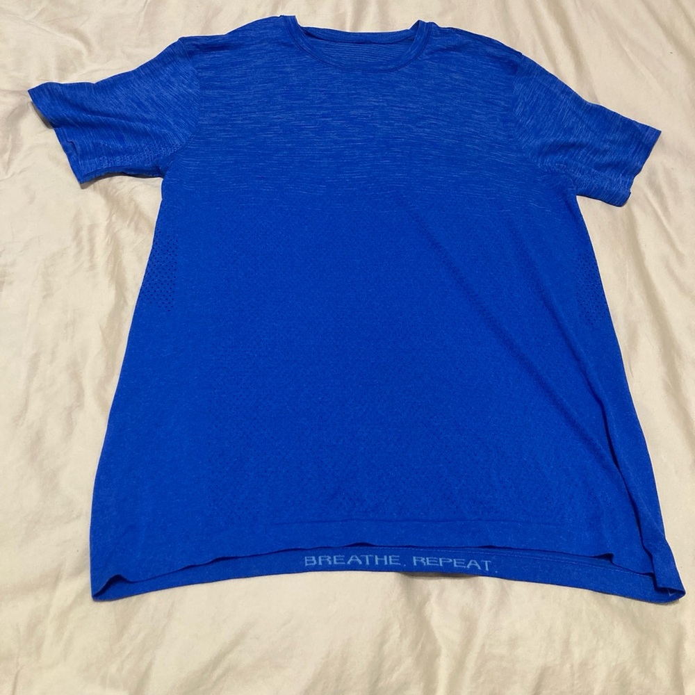 Lululemon Athletica Blue Short Sleeve Tee